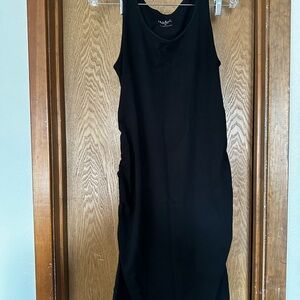 Isabel Maternity by Ingrid & Isabel Black Midi Dress